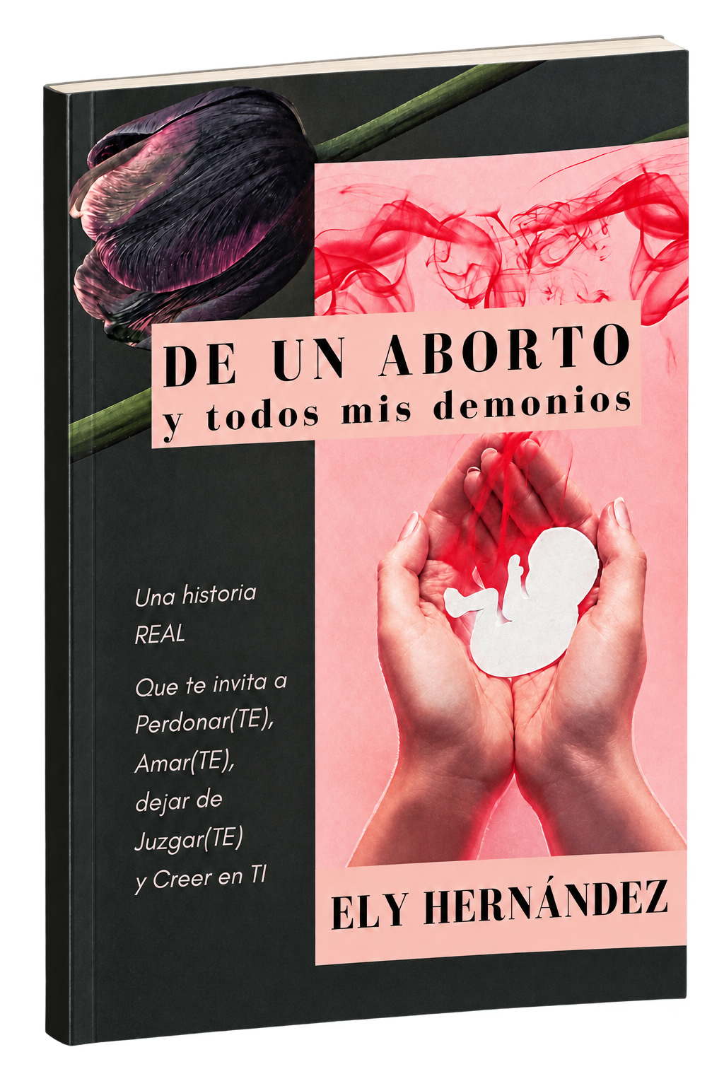 De un aborto y todos mis demonios, libro en 3D